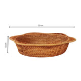 Handwoven Rattan Floral Basket