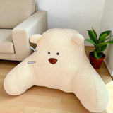 Teddy Shape Waist Backrest Cushion