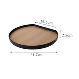 Modern Circle Dining Tray