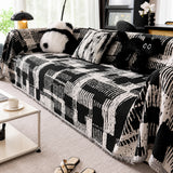 Brushstroke Art Couch Cover